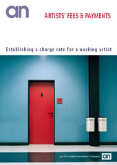 Cover of the publication Establishing a charge rate for a working artist